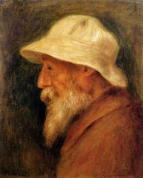 皮埃爾 奧古斯特 雷諾阿 Self Portrait with a White Hat